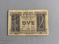 Банкнота - Италия - 2 лири | 1939г.
