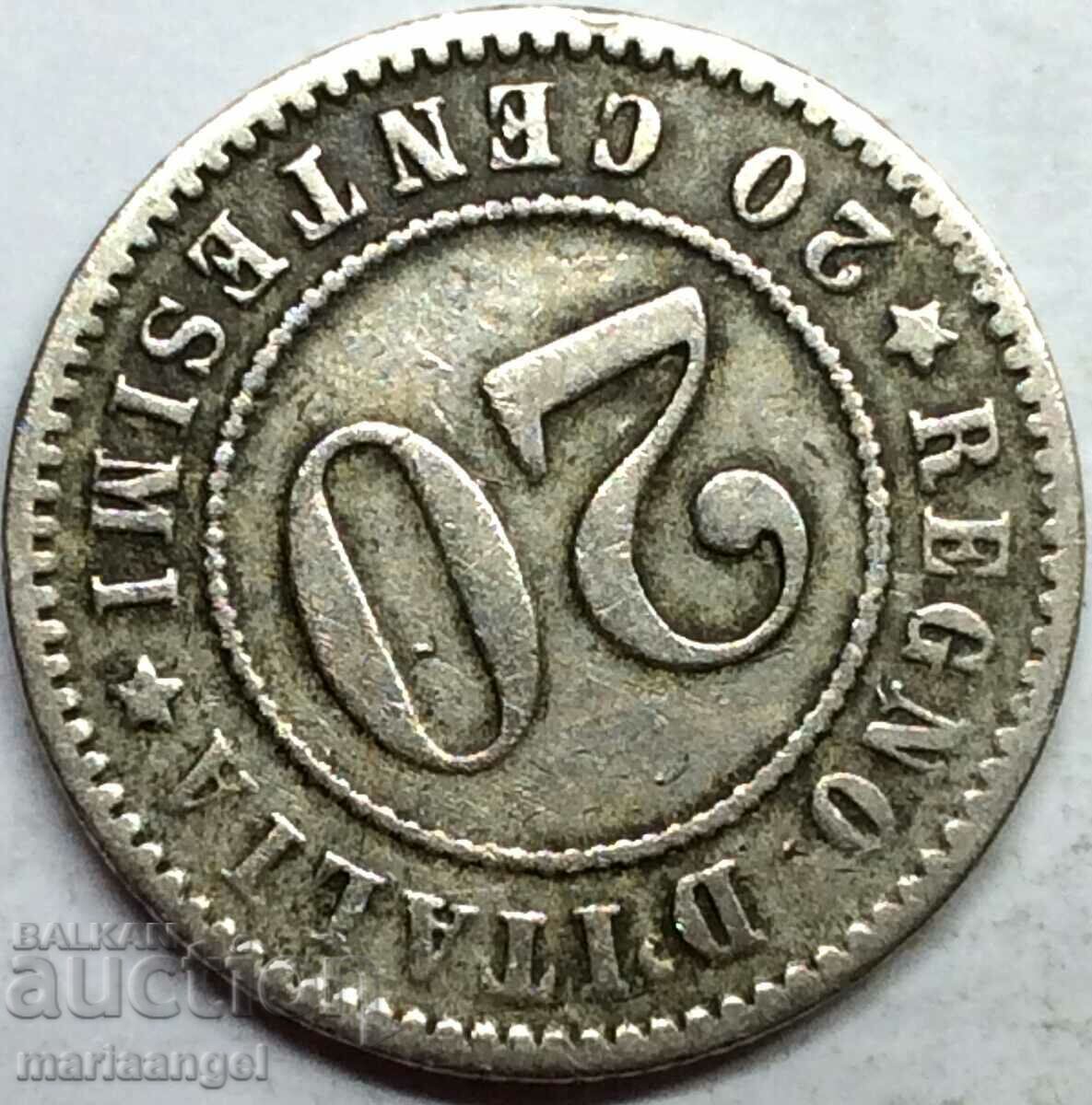 Παράδοση 20 centesimi 1894 Ιταλία KV - Βερολίνο Παράδοση 20 centesimi 1894 Ιταλία KV - Βερολίνο