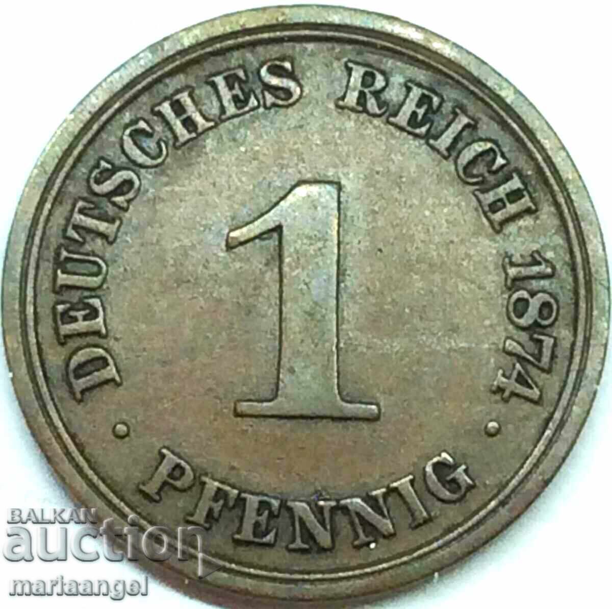 Delivery of 1 pfennig 1874 Germany A - Berlin