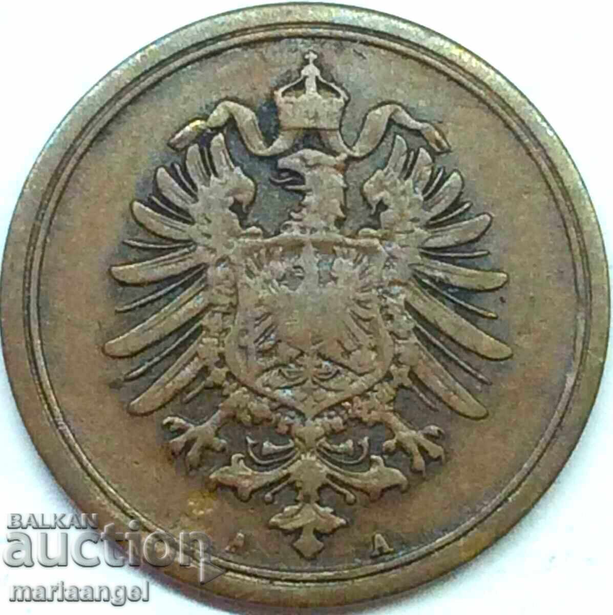 1 pfennig 1874 Germany A - Berlin - 7