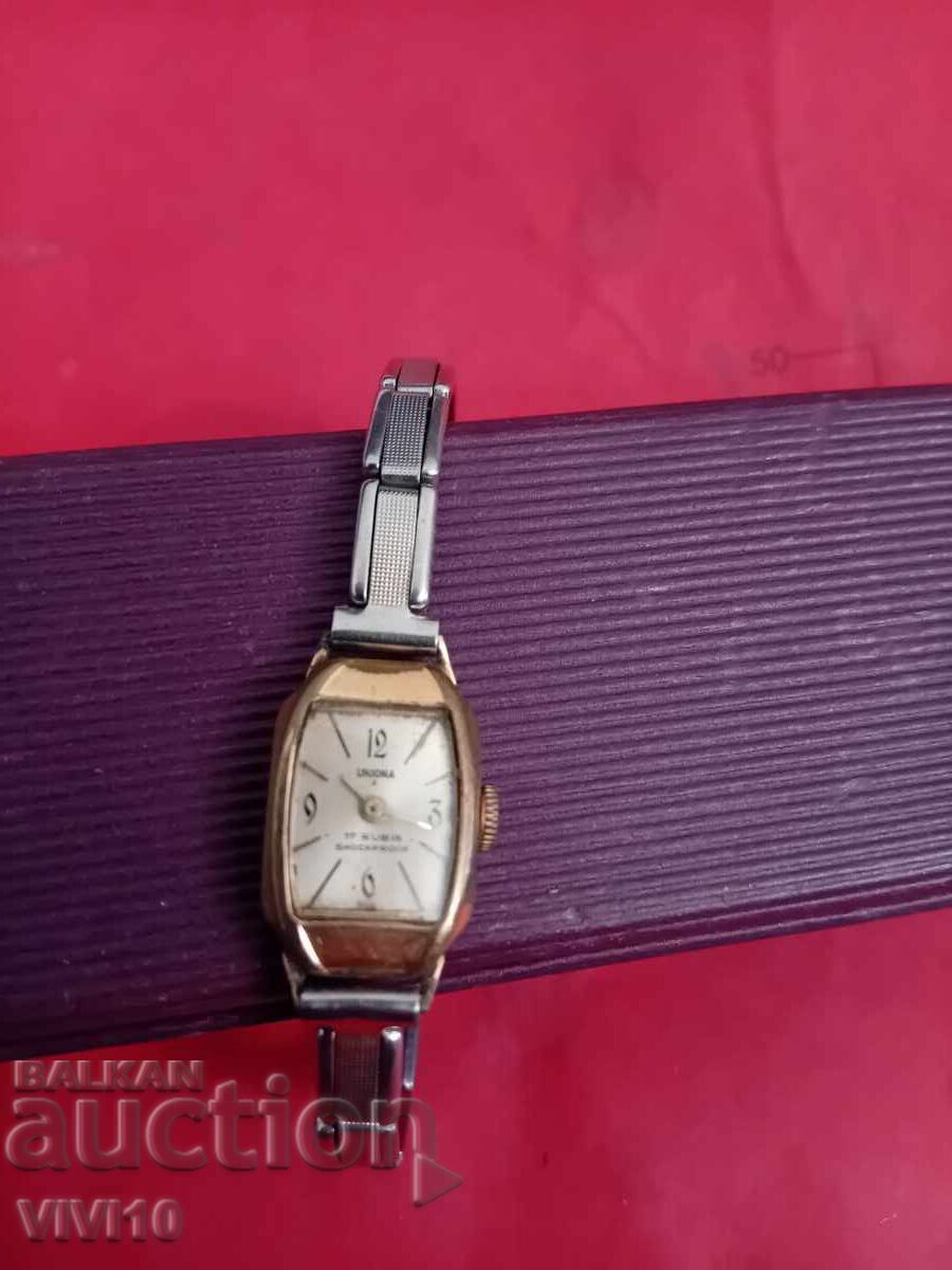 Women's Uniona Watch, Gold Plated