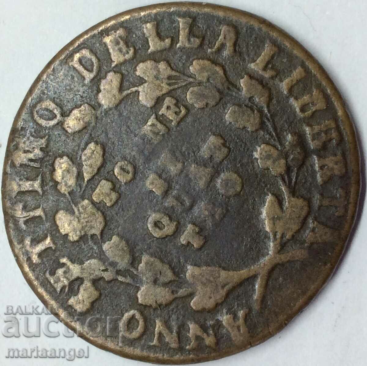 4 tornesi LaN 7 1799 Italia Consulatul Republicii Napolitane - 6 4 tornesi LaN 7 1799 Italia Consulatul Republicii Napolitane - 6