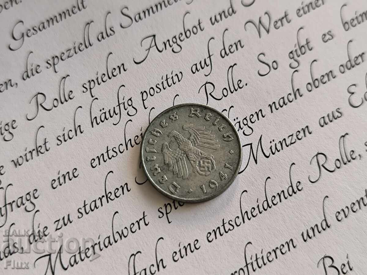 Monedă - Al Treilea Reich - 10 Pfennig | 1941; seria E Monedă - Al Treilea Reich - 10 Pfennig | 1941; seria E