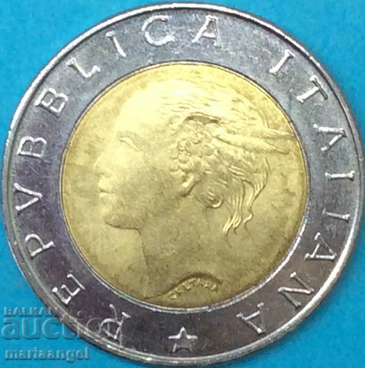 500 лири 1998 Италия юбилейна с цена 3.00 лв. | € 1.53 500 лири 1998 Италия юбилейна с цена 3.00 лв. | € 1.53