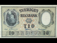 Sweden 10 Kronor 1962 Pick 43.i Ref 4249 Uncirculated