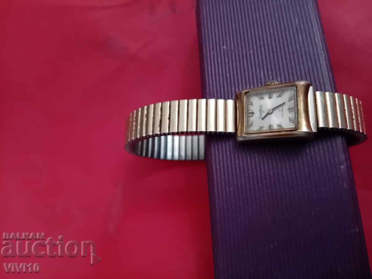 Women's Excelsior Watch, Gold Plated 20m