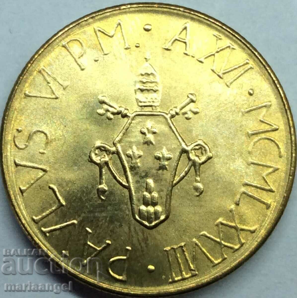 Delivery of 200 lire 1978 Vatican