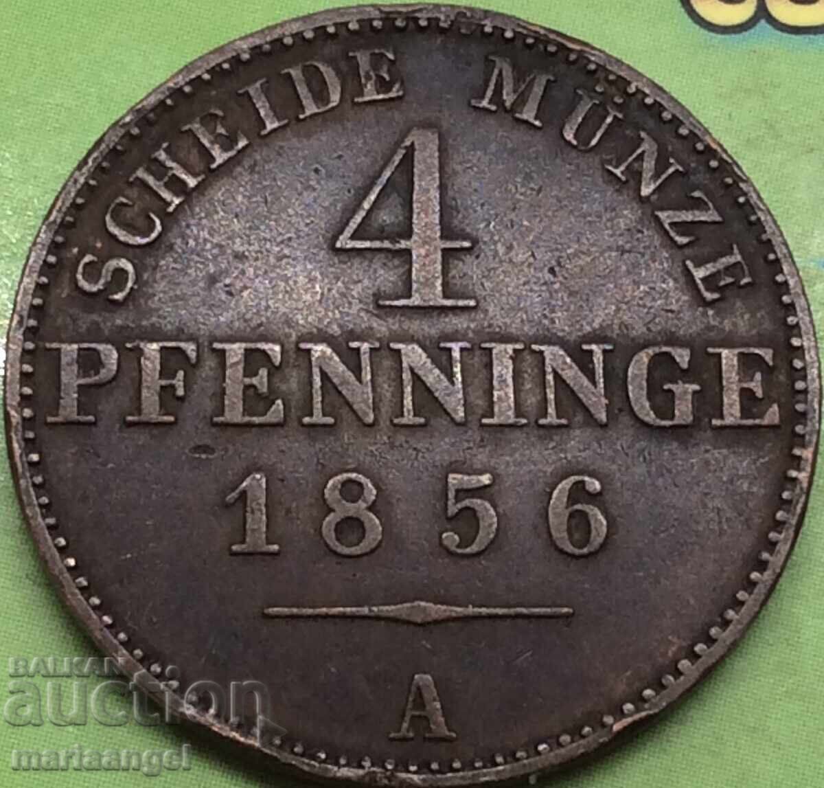 4 pfennig 1856 Γερμανία Πρωσία - όχι σπάνιο - 7