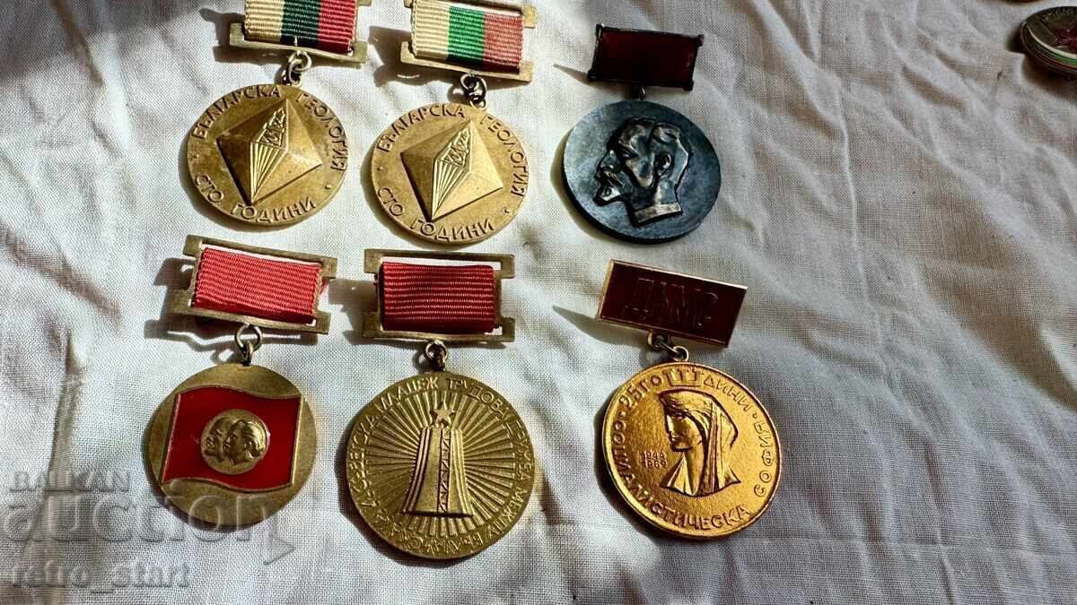 Delivery of Medals Lot - 6 Pieces