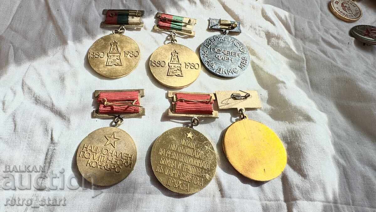 Medals Lot - 6 Pieces - 7