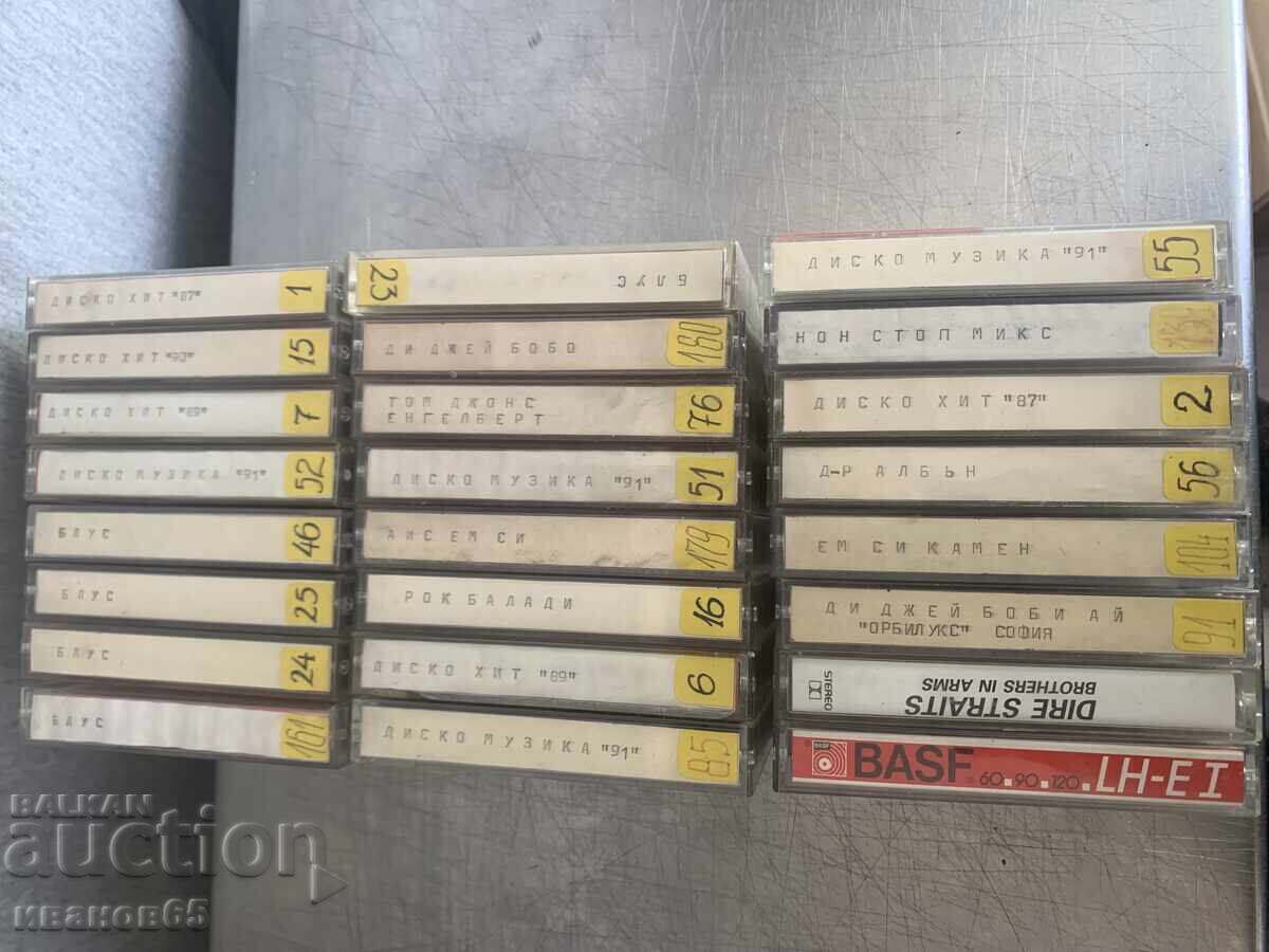 Audio cassettes JVC - TDK - BASF - FUJI - SONY - 5