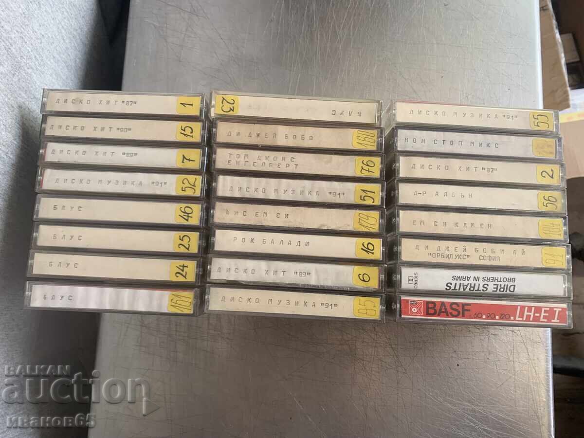 Audio cassettes JVC - TDK - BASF - FUJI - SONY - 6