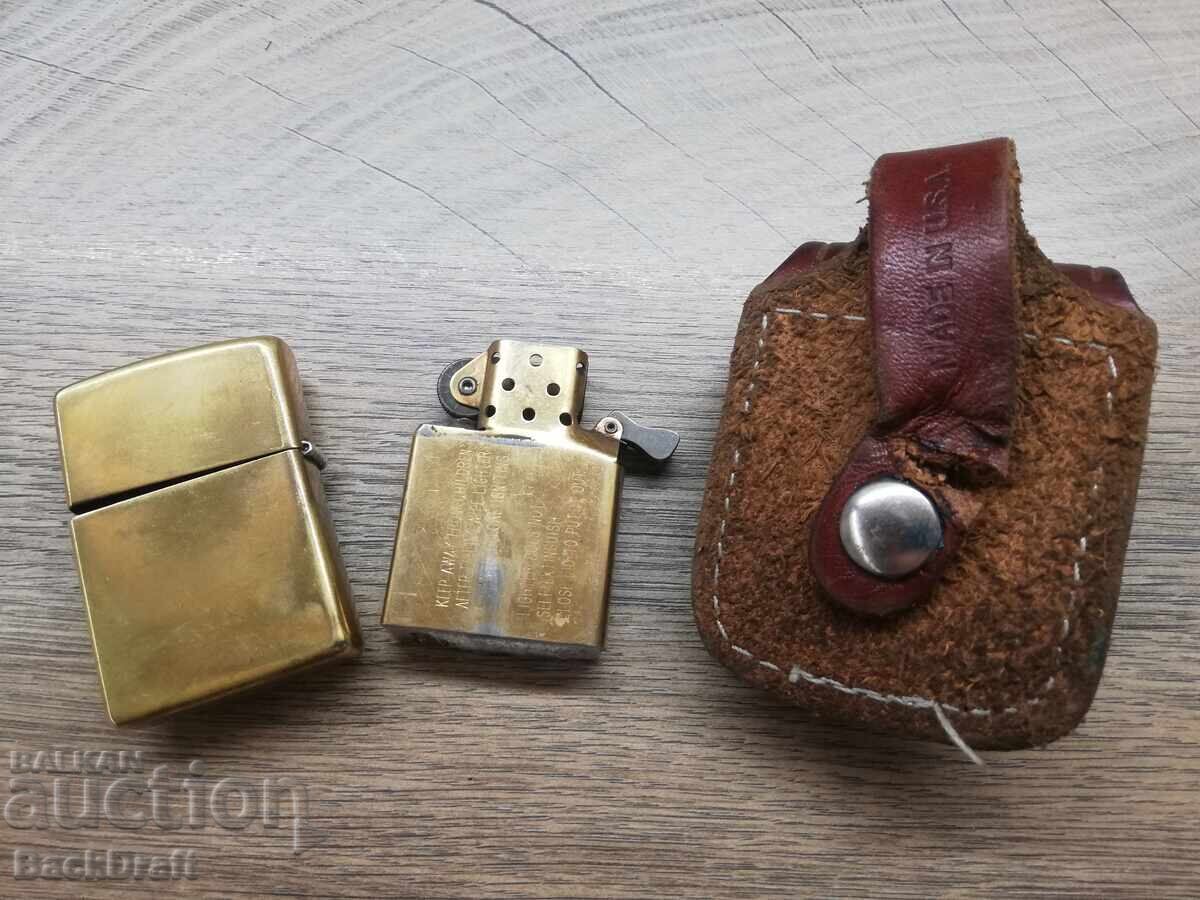 Licitație Brichetă pe benzină Zippo originală, Zippo Harley Davidson