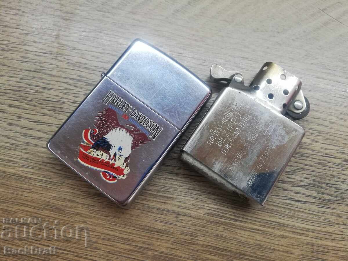 Brichetă pe benzină Zippo originală, Zippo Harley Davidson Brichetă pe benzină Zippo originală, Zippo Harley Davidson