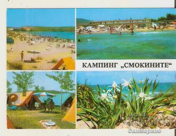 Carte poștală Bulgaria Sozopol Camping "Smochinii" 4**