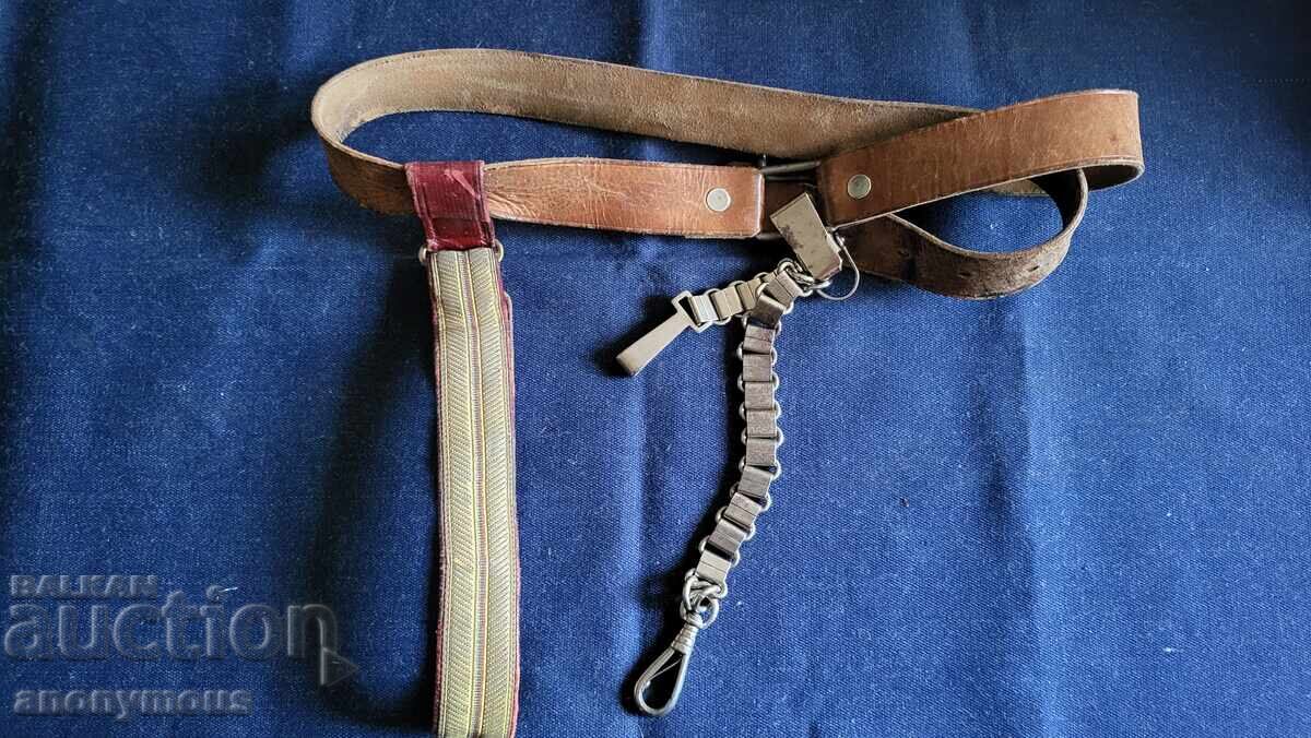 Set ofițer regal, curea, suport și spadă