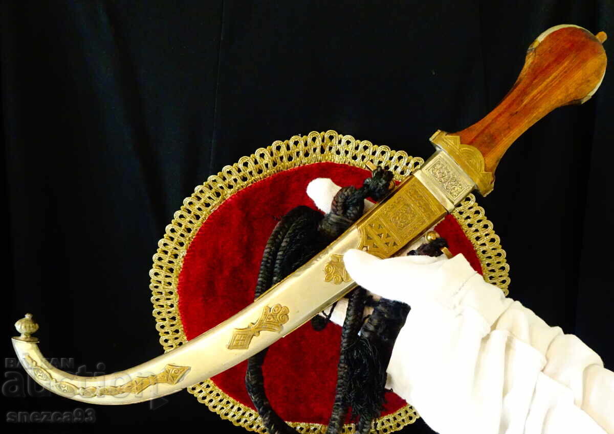 Χαντζάρ, καμά με θήκη, σήμανση του μάστορα - 7