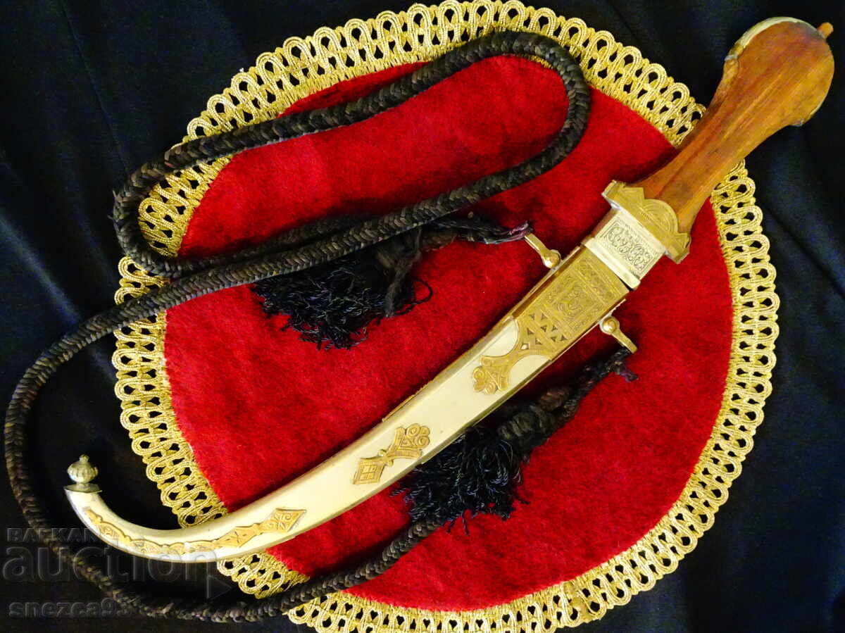 Χαντζάρ, καμά με θήκη, σήμανση του μάστορα