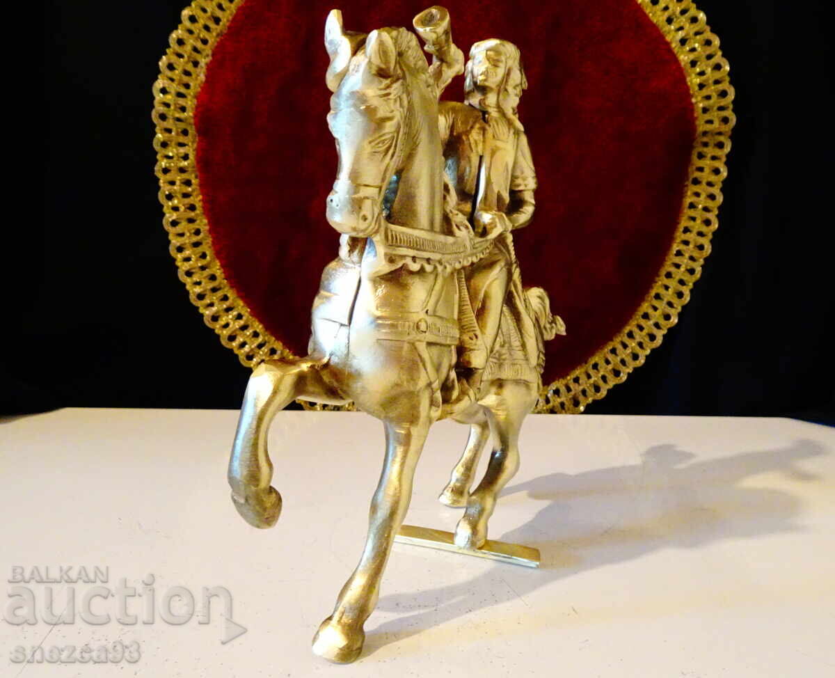 Statuetă de bronz Călăreț, Cavaler, Vânător, 1 kg - 5 Statuetă de bronz Călăreț, Cavaler, Vânător, 1 kg - 5