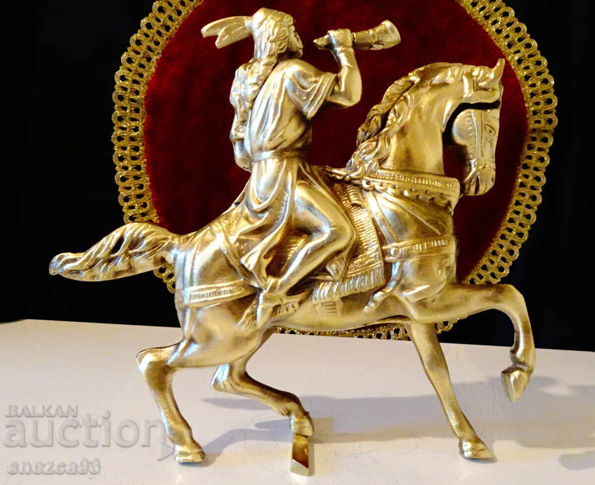 Statuetă de bronz Călăreț, Cavaler, Vânător, 1 kg - 6 Statuetă de bronz Călăreț, Cavaler, Vânător, 1 kg - 6