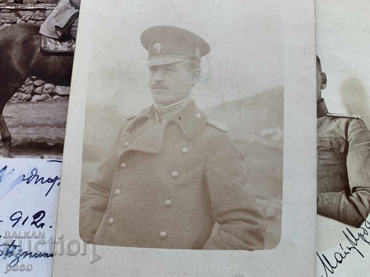 Livrarea 3 bucăți fotografii vechi militare bulgare