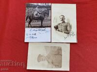 Български военни стари снимки 3 бр.