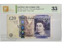 Μεγάλη Βρετανία 20 Λίρες 2006 Pick 392a 35 Επιλογή Πολύ Καλή