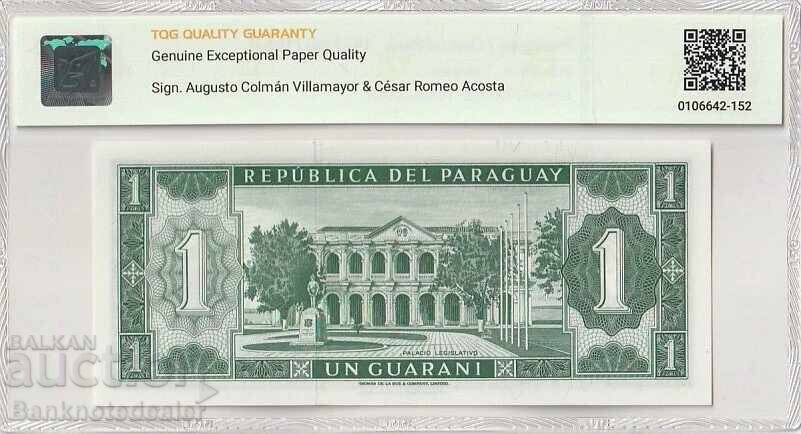 Paraguay 1 Guarani 1952 Pick 193a 67 EPQ Superb Gem Uncirculated with price 75.00 BGN | € 38.35 Paraguay 1 Guarani 1952 Pick 193a 67 EPQ Superb Gem Uncirculated with price 75.00 BGN | € 38.35