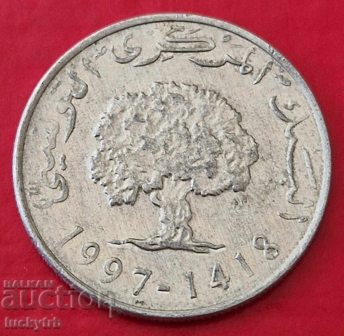 5 Millimes 1997 - Tunisia with price € 1.00 | 1.96 BGN