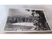 Ταχυδρομική κάρτα Μπόροβετς Σκι-πίστα 1959