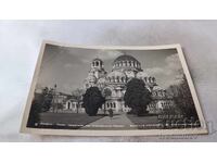 Ταχυδρομική κάρτα Σόφια Ναός-Μνημείο Αλέξανδρος Νέφσκι 1957