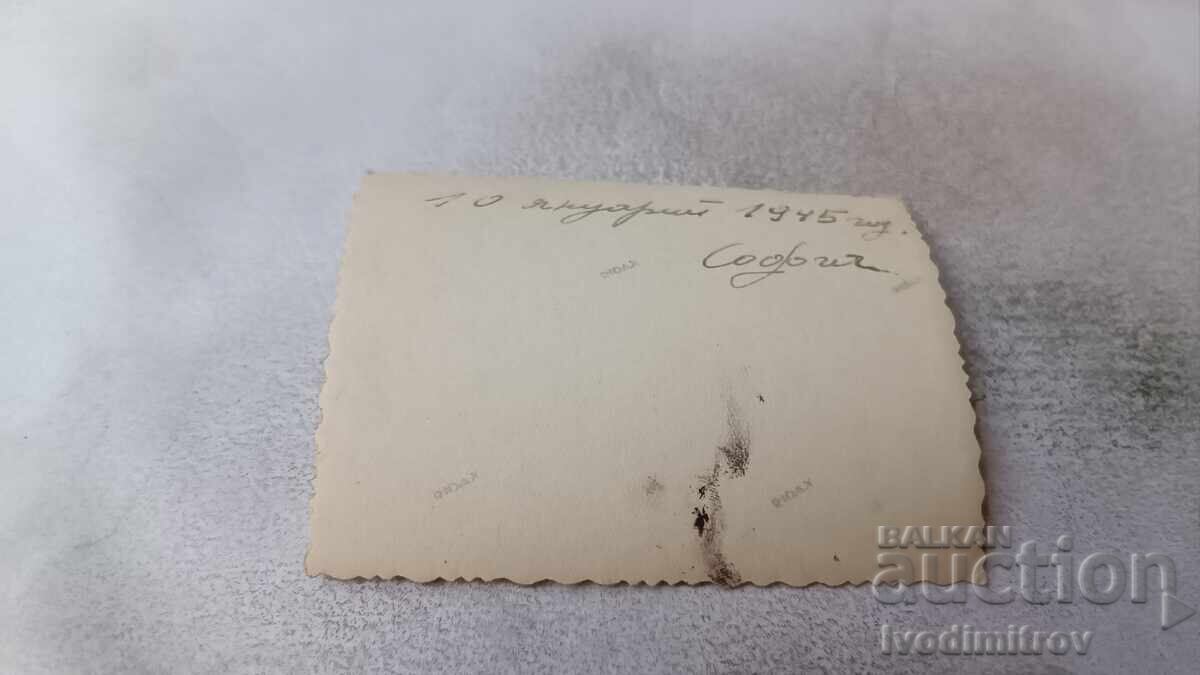 Photo Sofia Two young girls on the street 1945 with price 2.35 BGN | € 1.20