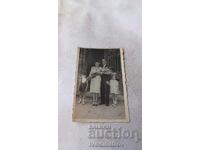 Sofia Photo: Man, Woman with Bouquet of Flowers, Boy and Girl