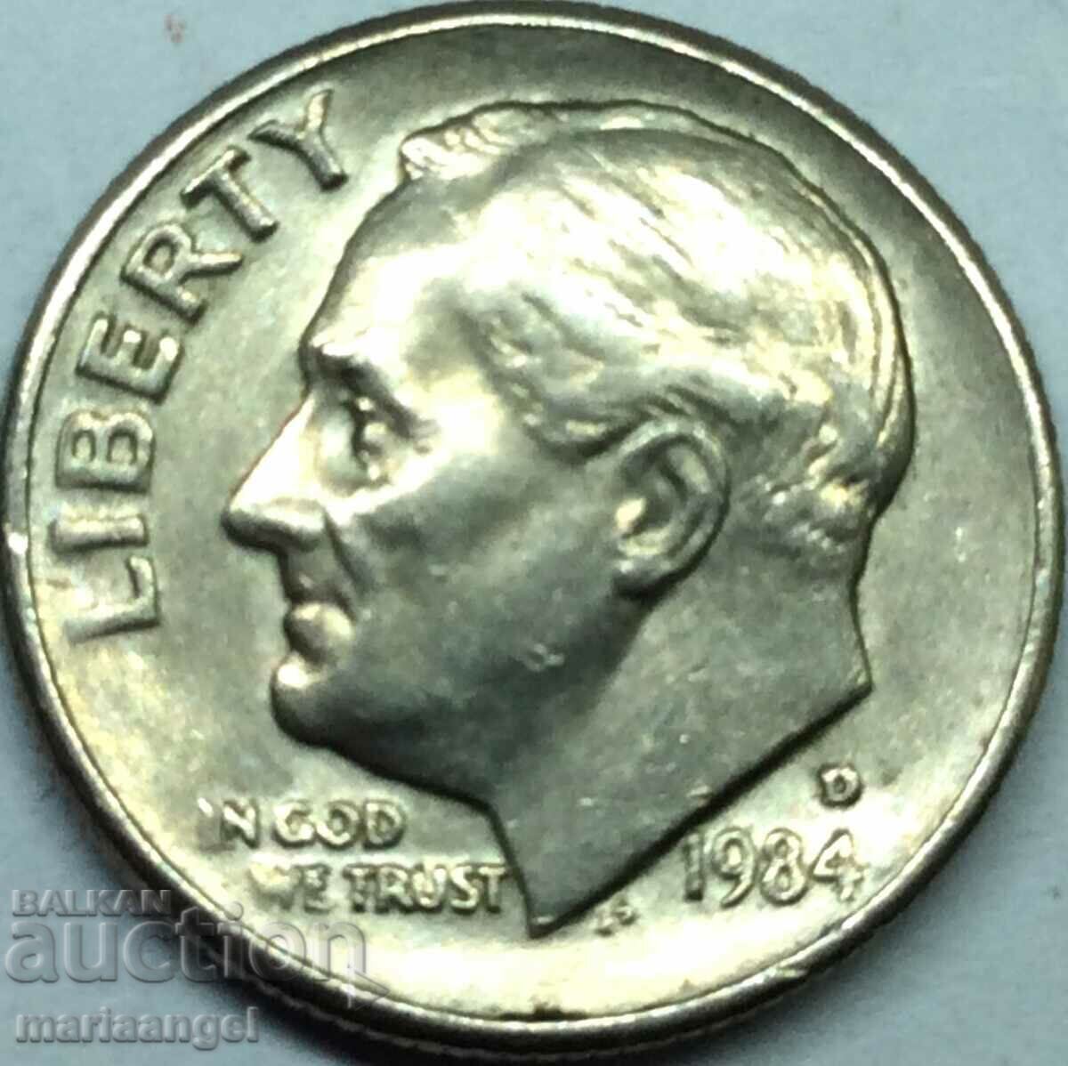 Delivery of USA 1 dime 1984 10 cents Delivery of USA 1 dime 1984 10 cents