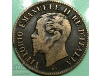 2 centesimi 1861 Italy M - Milan
