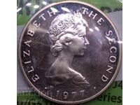 2 πένες 1977 Νήσος Μαν Ελισάβετ II - αρκετά σπάνιο