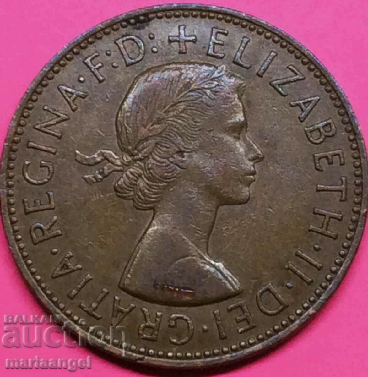 Великобритания 1 пени 1963 30мм бронз с цена 4.00 лв. | € 2.05 Великобритания 1 пени 1963 30мм бронз с цена 4.00 лв. | € 2.05