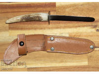Μαχαίρι κυνηγιού με λαβή από κέρατο