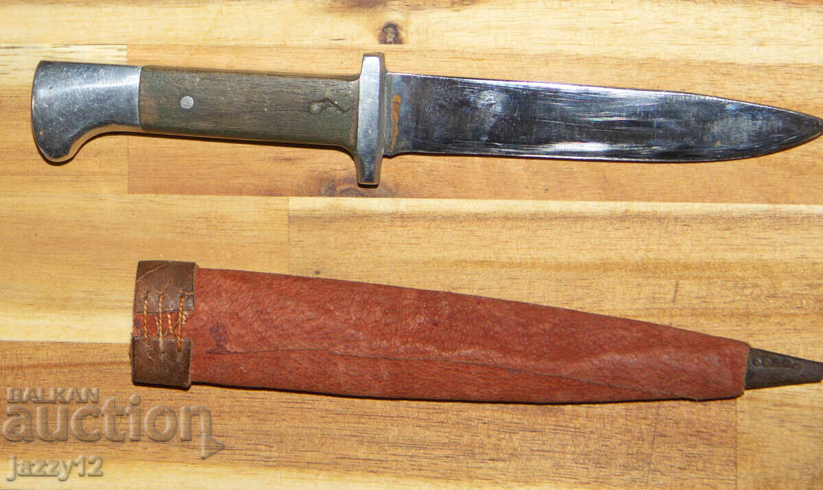 Licitație Cuțit turistic / de vânătoare vechi Atanas Sultanov Gabrovo