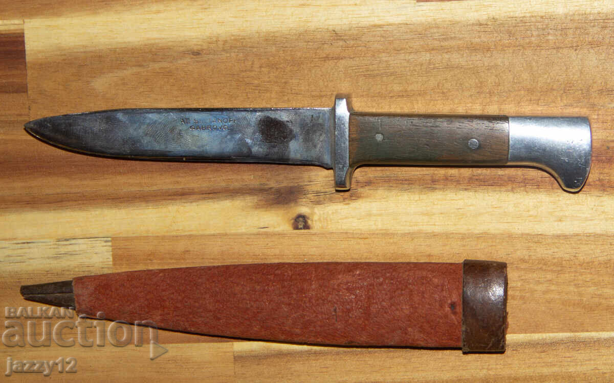 Cuțit turistic / de vânătoare vechi Atanas Sultanov Gabrovo - 6