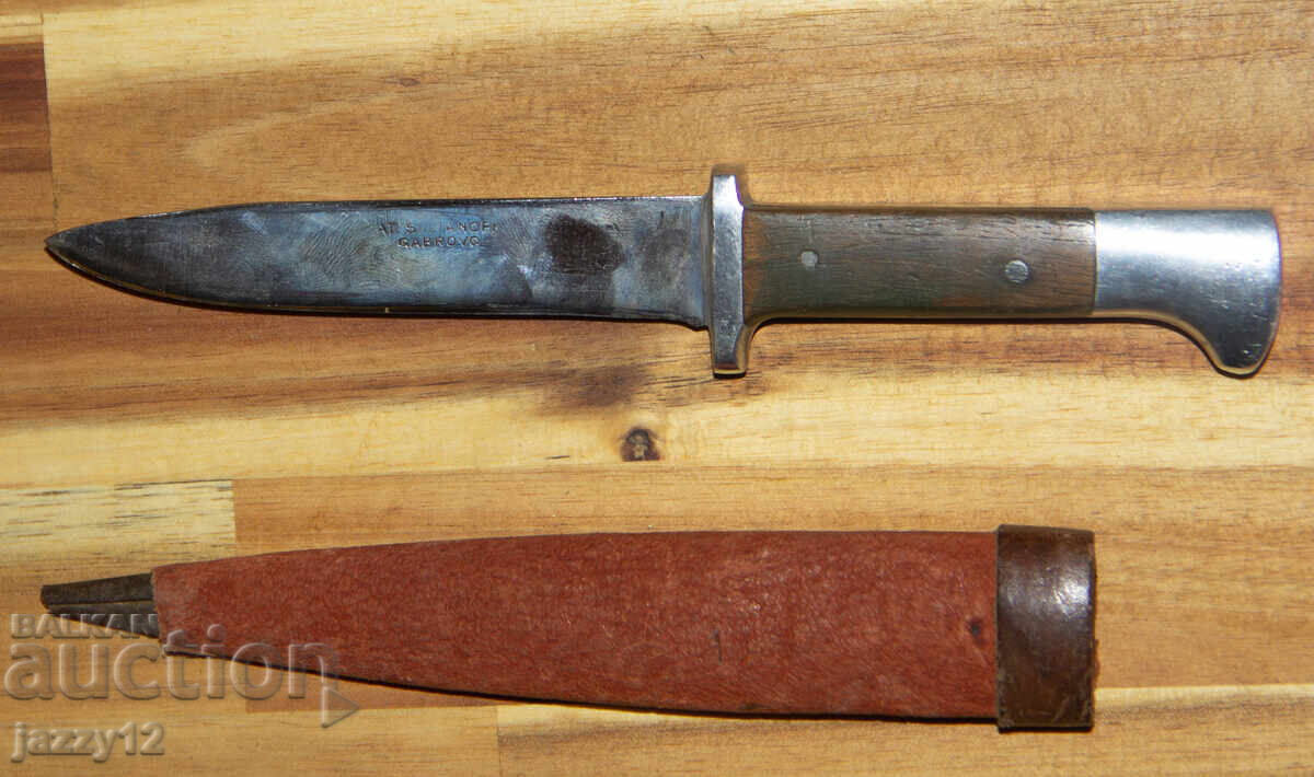 Cuțit turistic / de vânătoare vechi Atanas Sultanov Gabrovo - 7