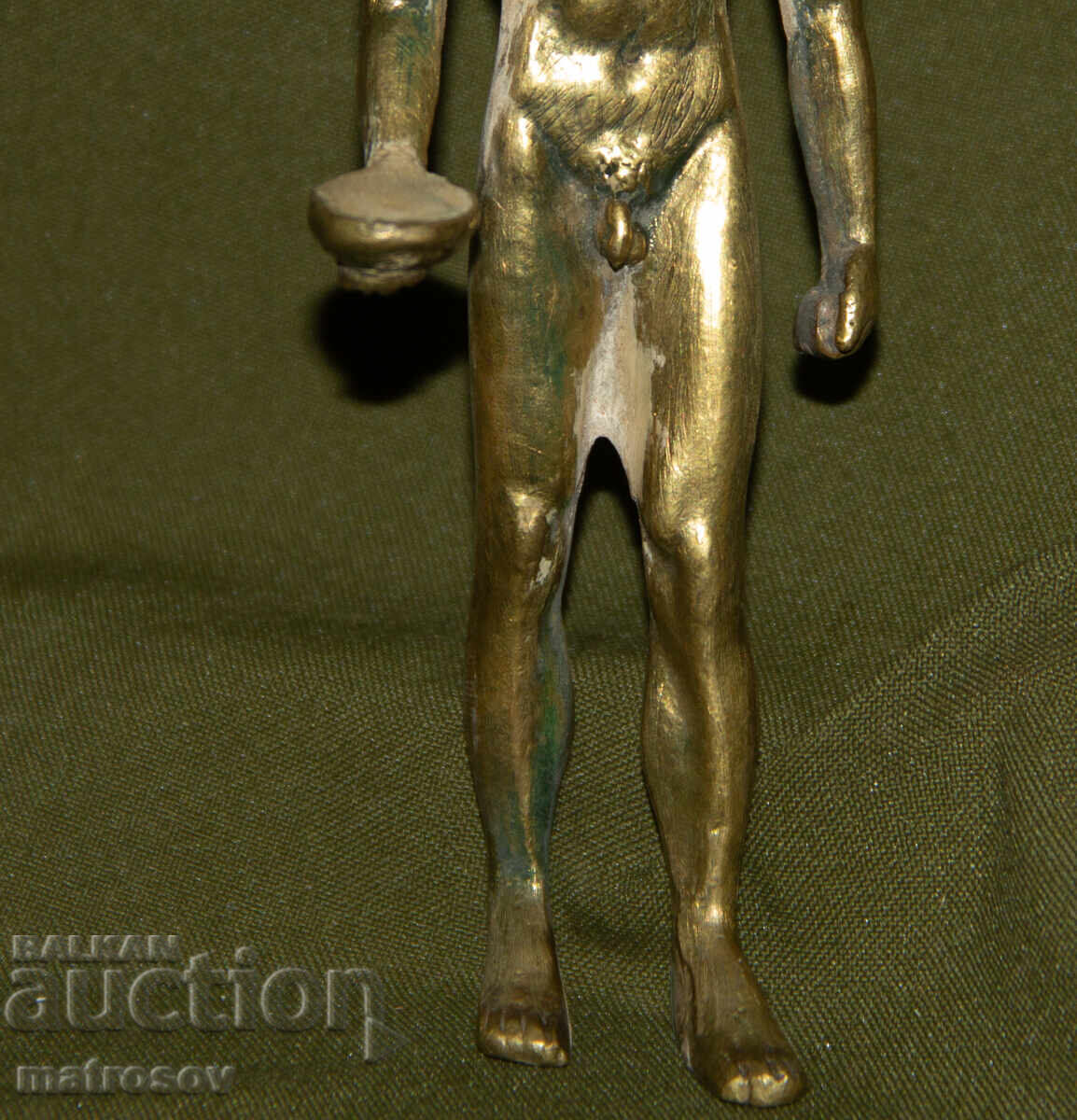 Delivery of Small bronze figure sculpture man
