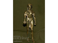 Малка бронзова фигура скулптура мъж