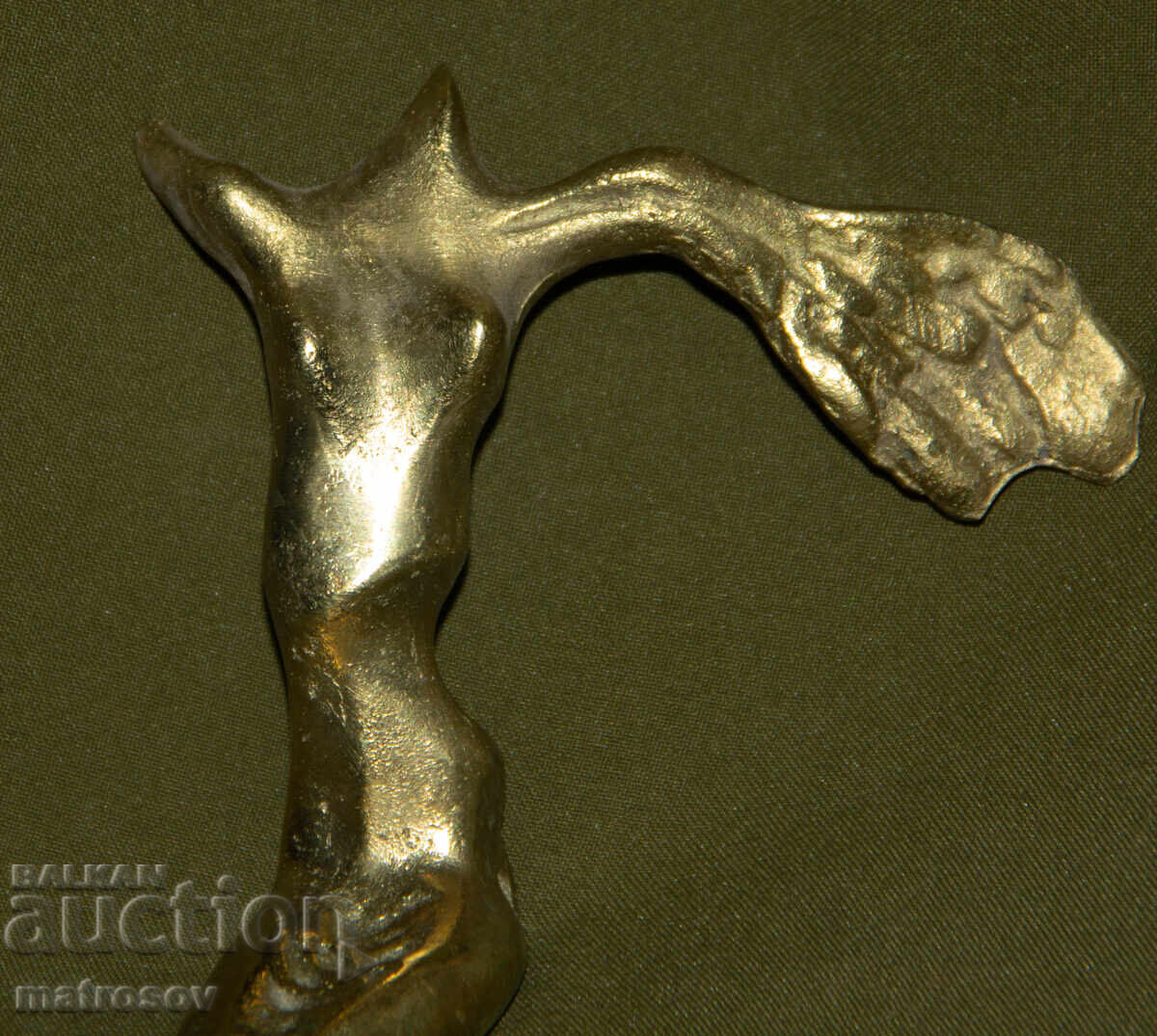 Άγαλμα γλυπτό μπρούτζινο στυλιζαρισμένο γυναικείο γυμνό σώμα με τιμή 260.00 BGN | € 132.94