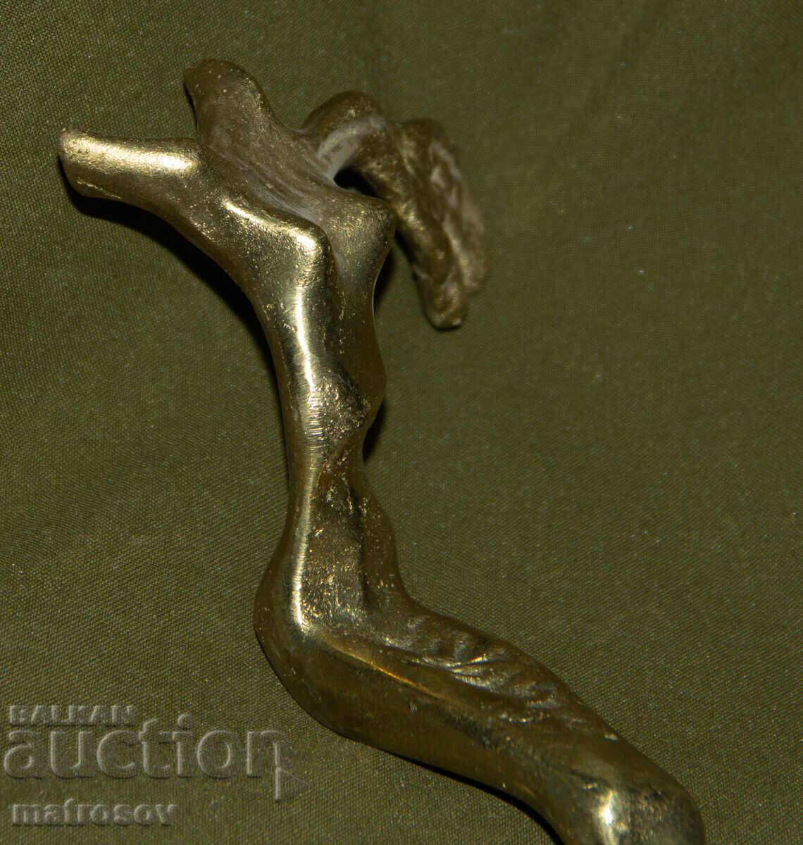Άγαλμα γλυπτό μπρούτζινο στυλιζαρισμένο γυναικείο γυμνό σώμα - 5