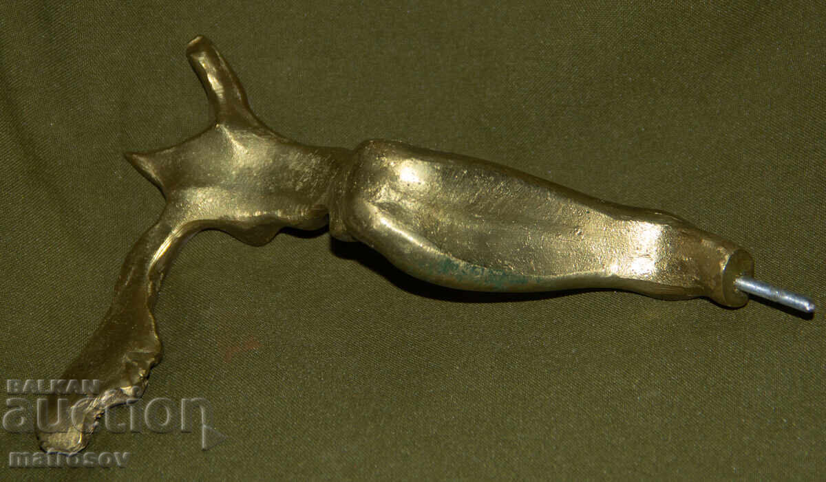 Άγαλμα γλυπτό μπρούτζινο στυλιζαρισμένο γυναικείο γυμνό σώμα - 6