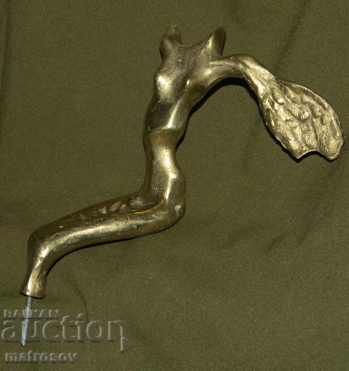 Άγαλμα γλυπτό μπρούτζινο στυλιζαρισμένο γυναικείο γυμνό σώμα - 7