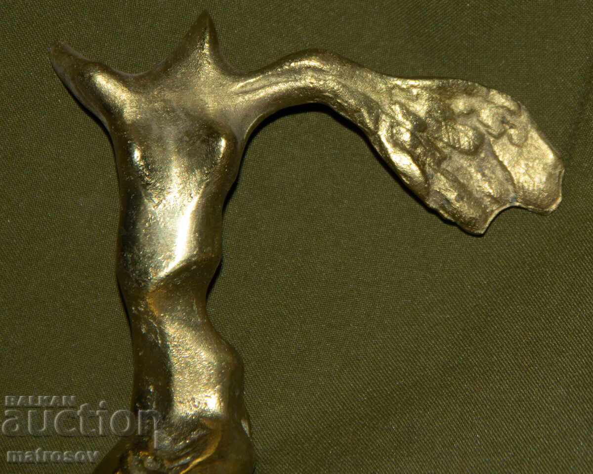 Άγαλμα γλυπτό μπρούτζινο στυλιζαρισμένο γυναικείο γυμνό σώμα