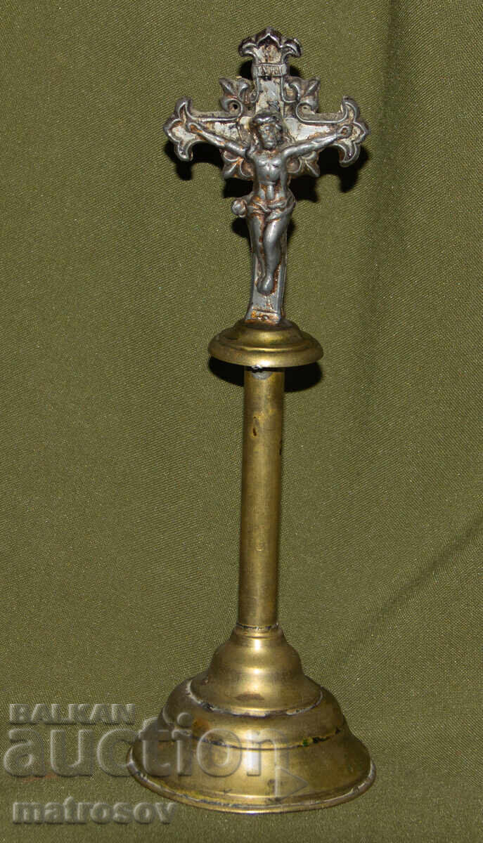 Decorative Brass Table Cross, Crucifix with price 280.00 BGN | € 143.16
