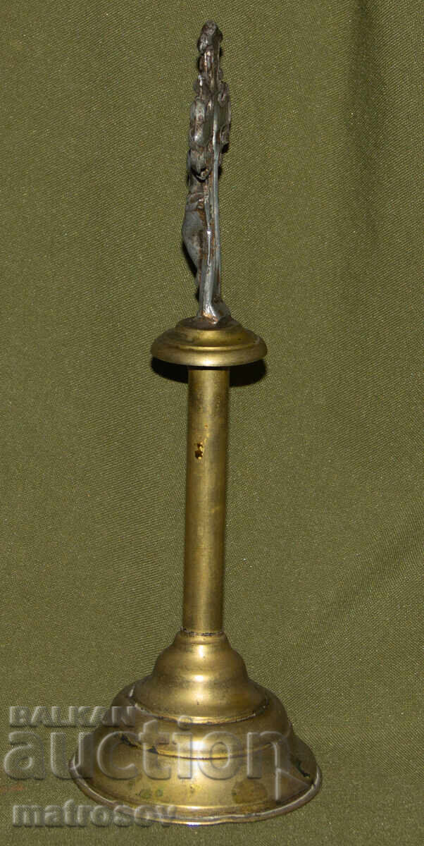 Decorative Brass Table Cross, Crucifix - 5